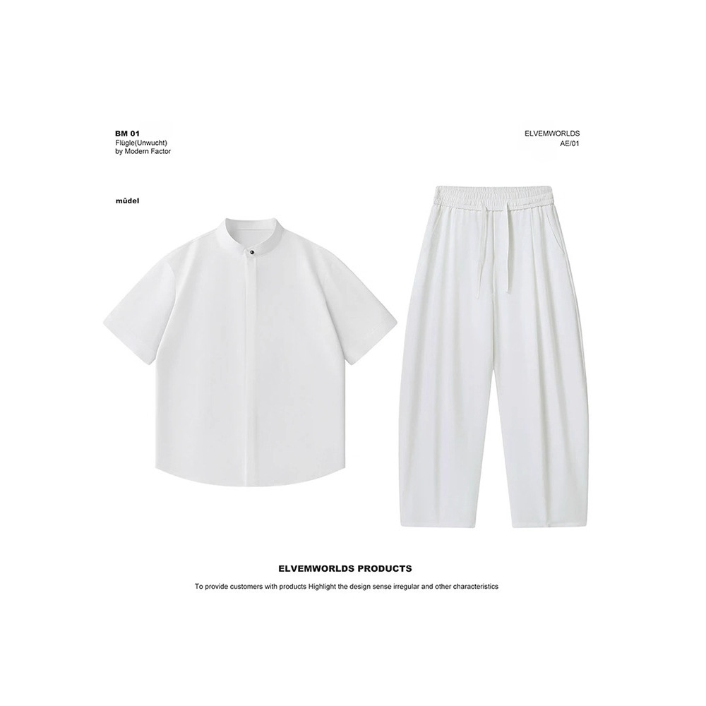 화이트 [C10 셔츠 + K32 바지