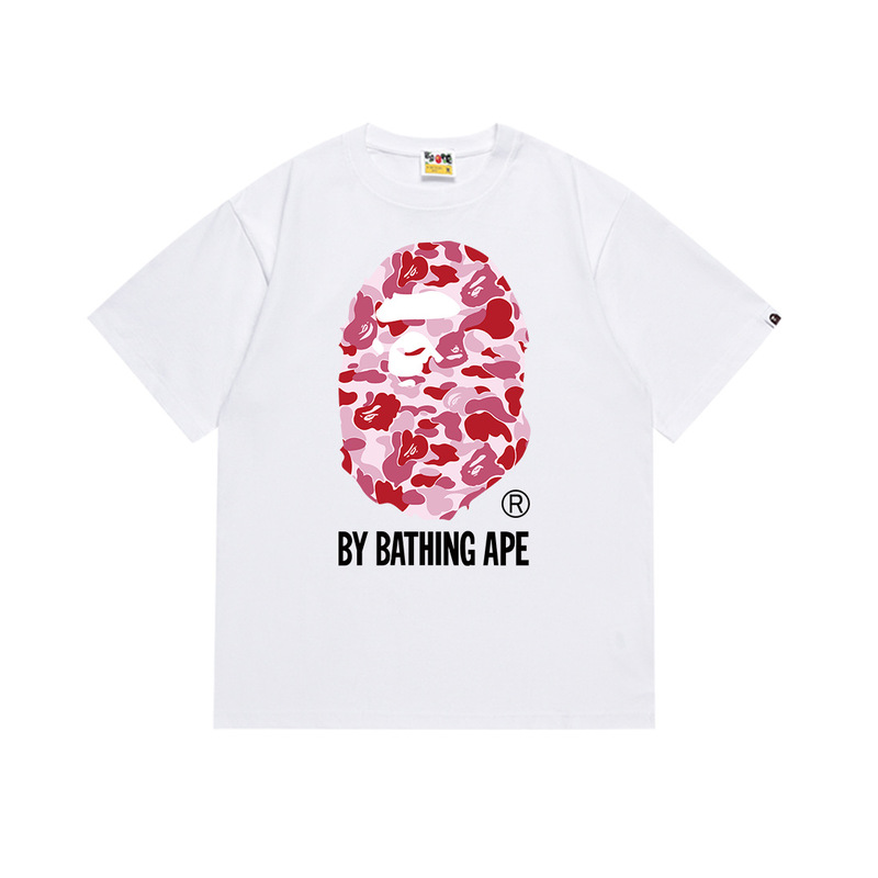 国境を越えた売れ筋BAPE X Miami International MIAMIジョイント漫画男女同型半袖スポーツTシャツトレンディブランド|undefined
