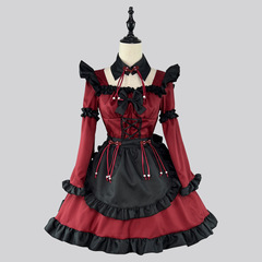 新しいオリジナル〜中国風ゴシック小悪魔ロリータメイドドレスアニメ COS 衣装パフォーマンス