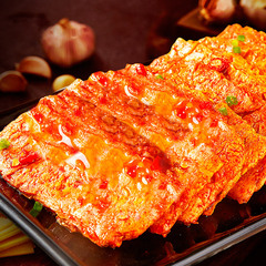 Spicy and Hot Hand-Torn Vegetarian Meat Mixed Flavor Leisure Snack Beef Flavor Hand-Torn Vegetarian Steak Ready-to-Eat Soy Product Wholesale