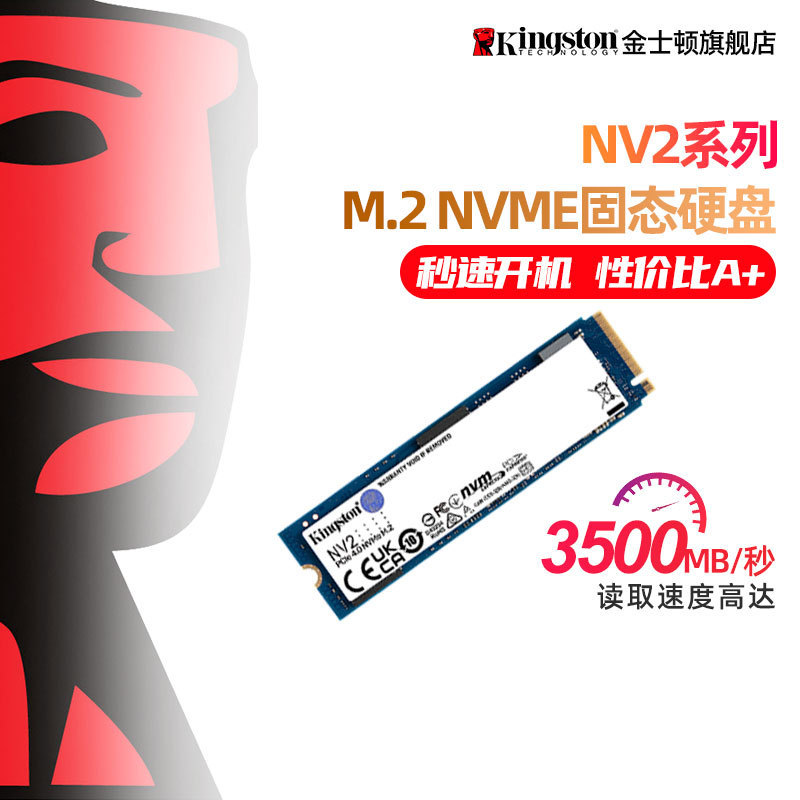 Kingston NV2 250G/500G/1T Solid State Drive Desktop Computer DIY PCIe3.0 SSD