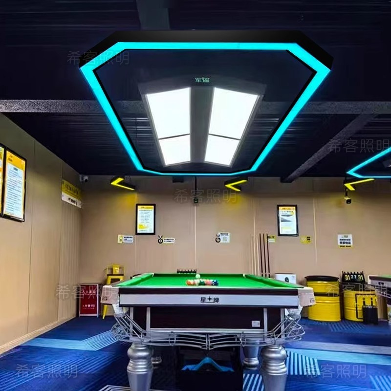 ビリヤードホール雰囲気ライト高輝度 LED ストリップライトビリヤードルーム特別なシャンデリアシームレスなスプライシングジム装飾ライト|undefined