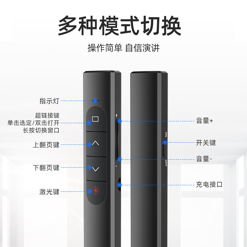 适用惠普功能翻页笔即插即用充电希沃白板教师用演示商务PPT演讲|undefined