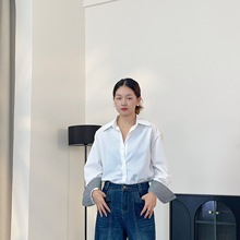 0913-141秋季韩版宽松衬衫女