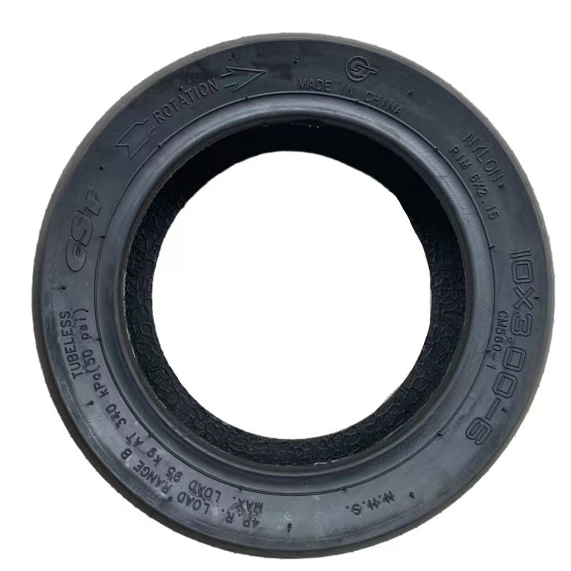 Zhengxin 10X3.00-6 Vacuum Tire 10 Inch 3.00-6 Electric Scooter Vacuum Tire Thickeneded and Wear-Resistant