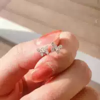 Новые серьги-бабочки из 18-каратного золота с бриллиантами от Yadu Jewelry, женские серьги с бриллиантами, подарок на Китайский День святого Валентина