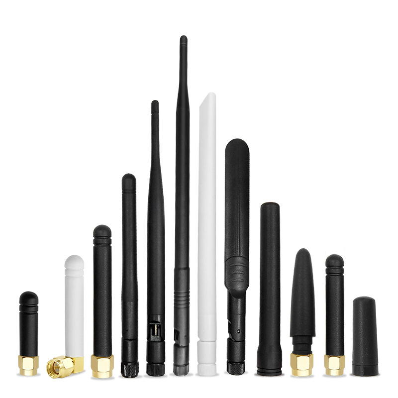 2.4G 5G 5.8G antena wifi ZigBee Bluetooth varilla de goma omnidireccional pequeña antena plegable externa SMA pin interno image 6