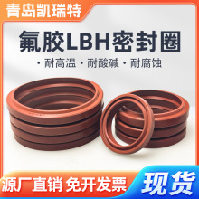 氟胶防尘圈耐酸碱耐高温LBH型液压油封内径11.2-230油封密封圈