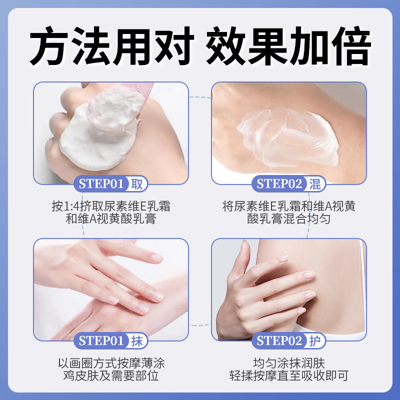 Urea Vee Cream retinato humectante humectante exfoliante suavizante esfoliante mejora la oscuridad corporal fábrica de cuidado de la leche