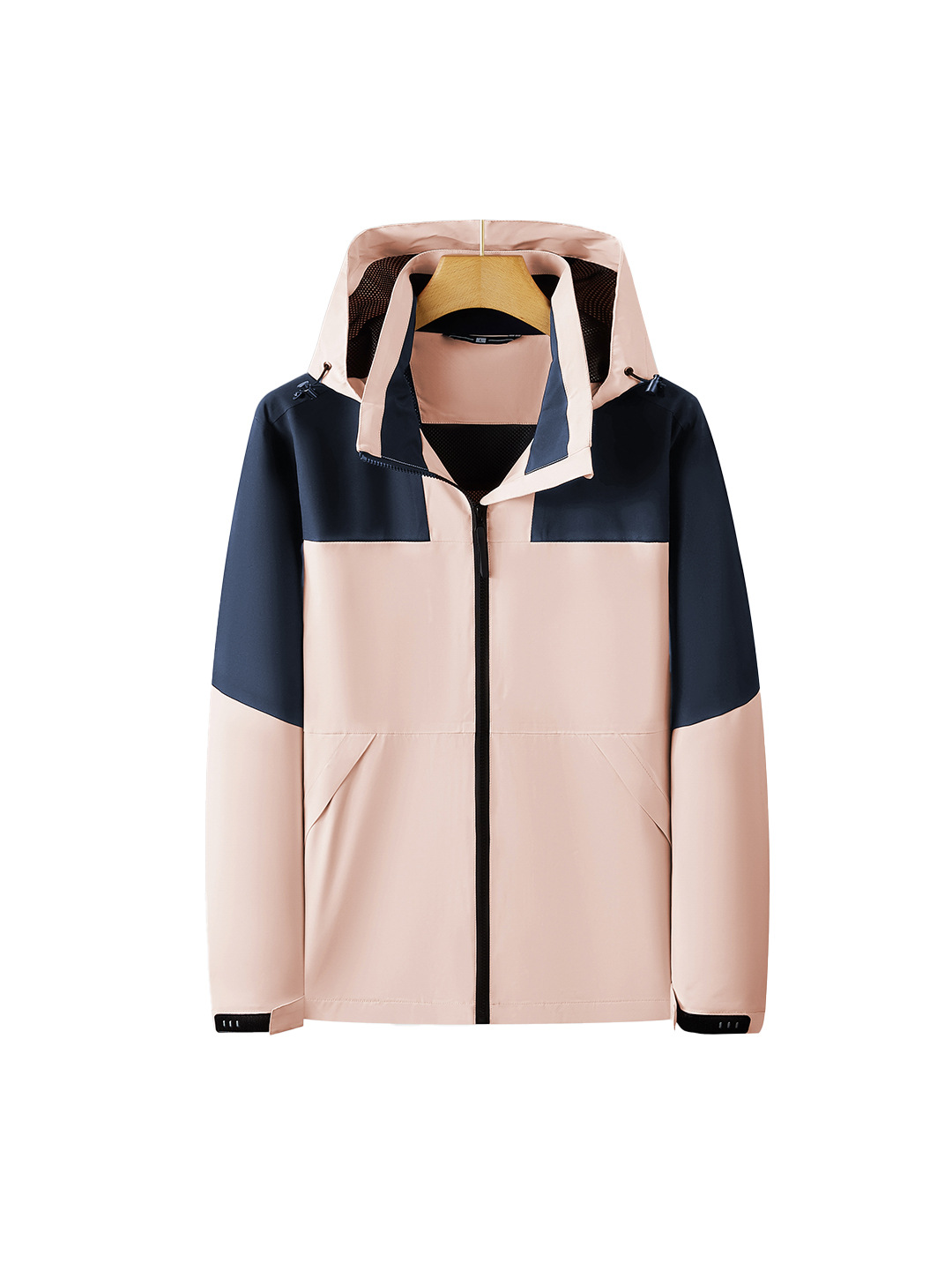 Personalizada ropa de asalto de una sola capa de otoño y invierno engrosado dos piezas conjunto de ropa de trabajo estampado bordado pintado herramientas impermeables a prueba de viento