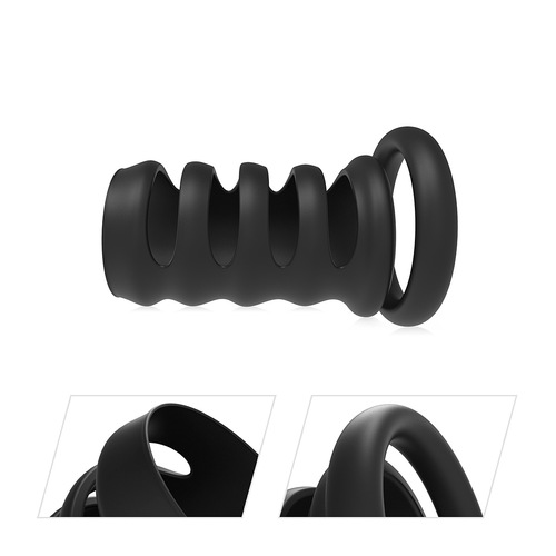 Meilang new product cross-border non-vibration locking semen ring sex toys men's silicone penis ring adult products wholesale