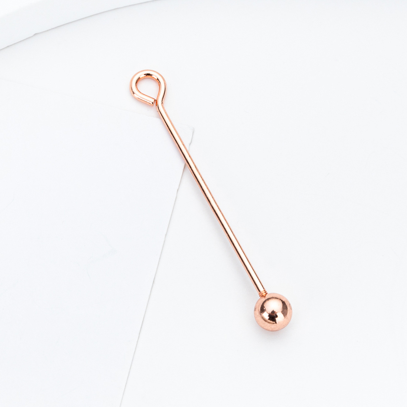 Poste con cuentas de bricolaje collar colgante colgante pendiente joyería cono de metal multicolor poste con cuentas spot al por mayor