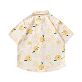 夏装新款海滩冰丝短袖衬衫防晒衣--控