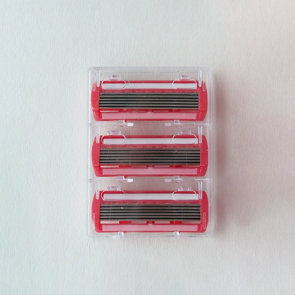 (6 layers of red) 3 blades