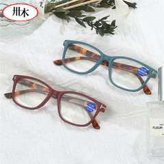New Cross-border Fashion Anti-blue Light Reading Glasses for Middle-aged and Elderly, PC Spring Reading Glasses for Men and Women, High Definition Reading Glasses