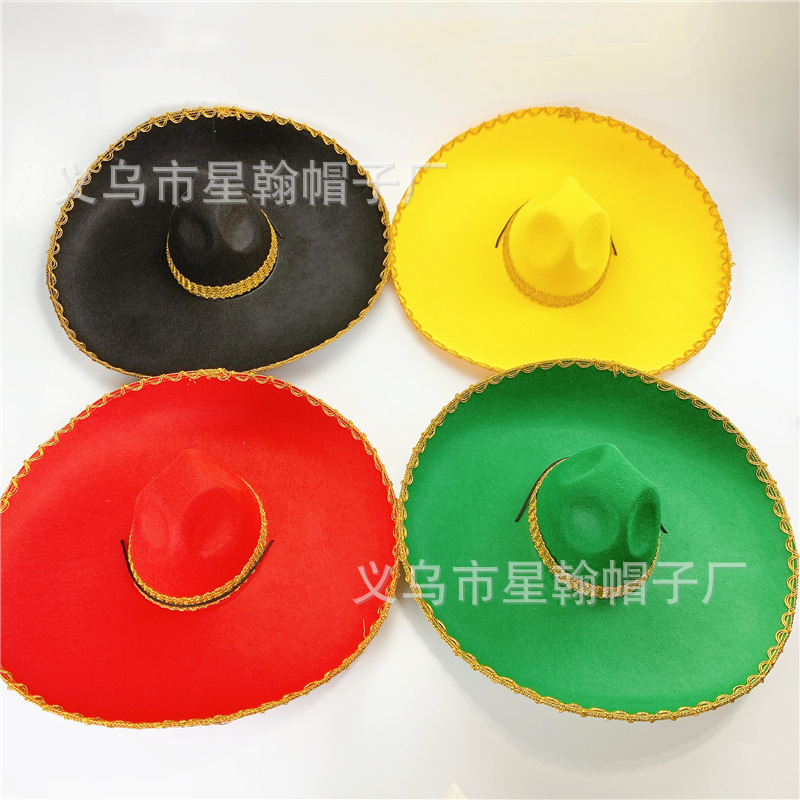 Estrellas americanas y rayas cinta vintage alto sombrero mago etapa rendimiento Festival fieltro paño recto sombrero alto