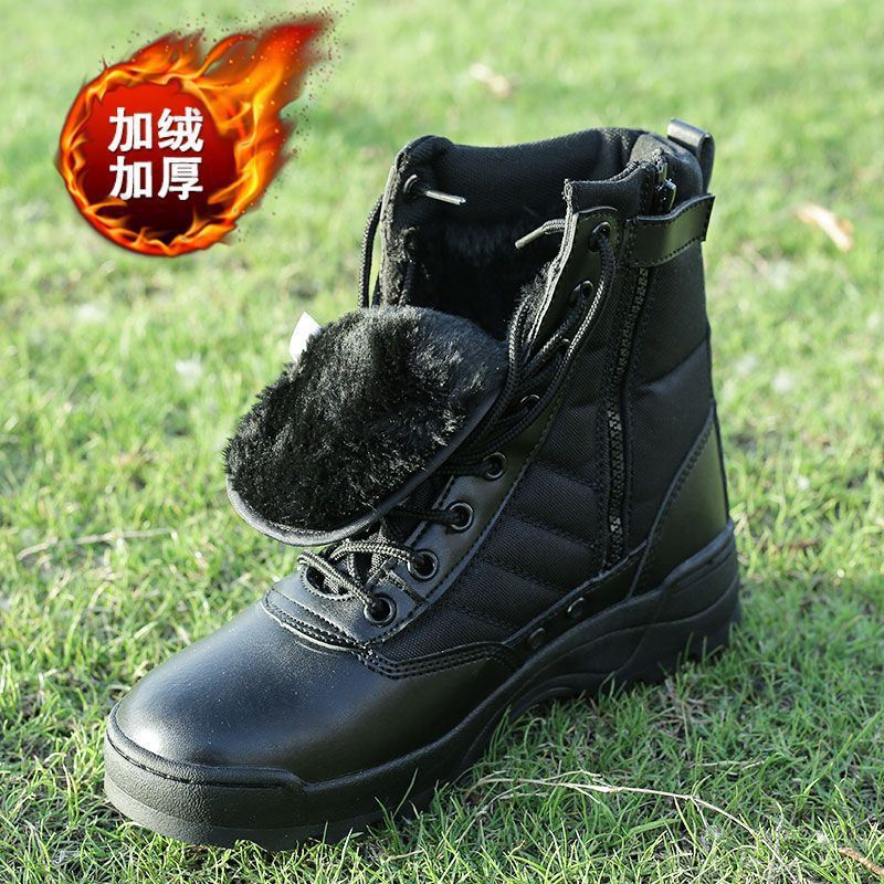 Primavera y verano botas de entrenamiento de combate de alta altura zapatos de montaña respirables botas tácticas de hombre zapatos de excursión al aire libre superligeros botas Martin fábrica de botas