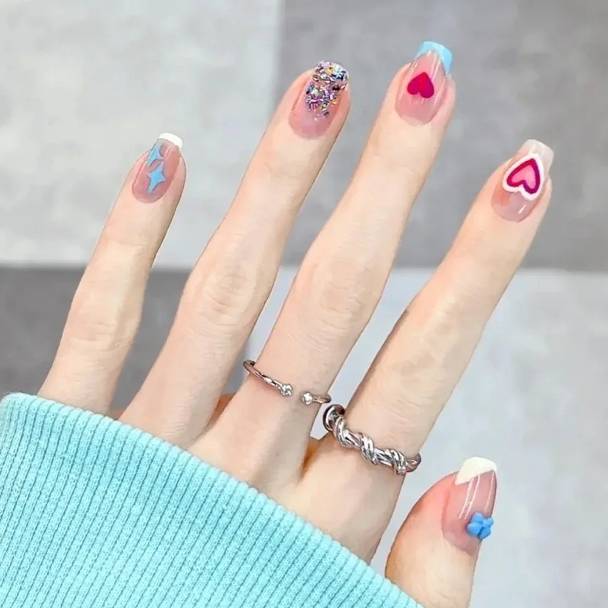 QS-2-Y004 pegamento gelatinoso + tira para frotar