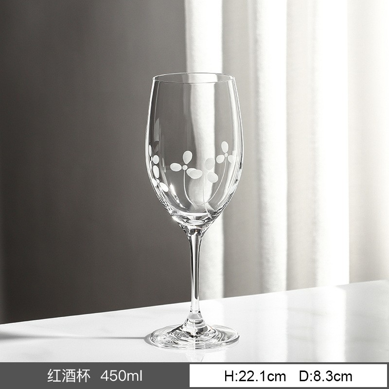 Tazas de cristal checas para el hogar esmerilado tazas de vino rojo tazas de borgoña talladas tazas hechas a mano tazas de vino creativas