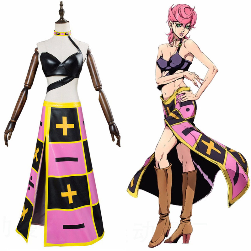 JOJO's Wonderful Adventure Terry Hugh Una COS Dress Moe Niang JK Women's Uniform Set cosplay Performance Dress JOJO's Wonderful Adventure Terry Hugh Una COS Dress Moe Niang JK Women's Uniform Set cosplay Performance Dress