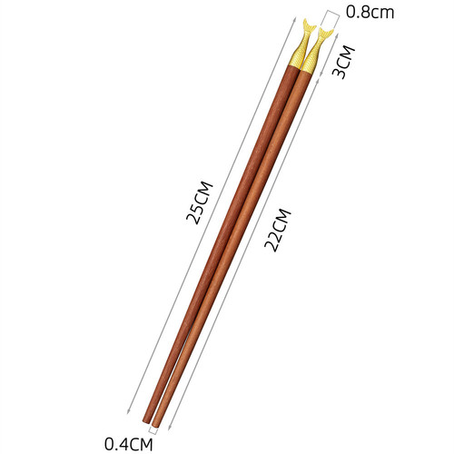 Chinese square head double happiness red sandalwood chicken wing wood chopsticks auspicious blessing chopsticks home hotel boxed gift chopsticks with engraving