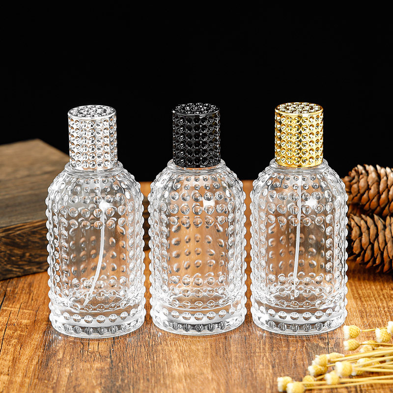 香水分装瓶喷雾按压高档玻璃化妆品替换空瓶50ml便携大容量100ml