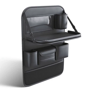 Car Seat Back Storage Rack, Seat Back Storage Bag, Children's Car Backseat Folding Table, Car-Mounted Small Table Board for the Rear Row