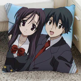 日在校园周边抱枕头图片制作诚哥桂言叶二次元动漫公仔礼物靠垫