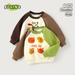 Men's Spring and Autumn Kids Hoodie Baby Spring Outfit Infant Clothes Spring Kids Long Sleeve T-Shirt Toddler Fashion Clothing