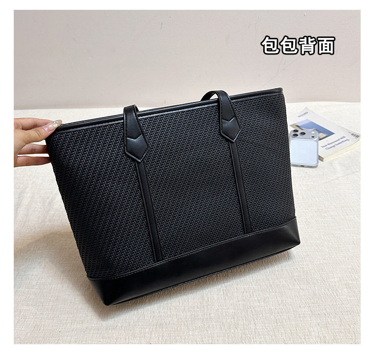 Túi tote nữ cỡ lớn phối màu , túi đeo vai kẹp nách đựng nhiều đồ — Kaki không có mặt dây chuyền, Màu cà phê Không có mặt dây chuyền, Màu nâu vàng không có mặt dây chuyền, Trắng không có mặt dây chuyền chi tiết 11
