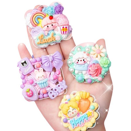 Cream glue Guka set sticker DIY full set of tools Guka handbook stickers with girls and children's toys