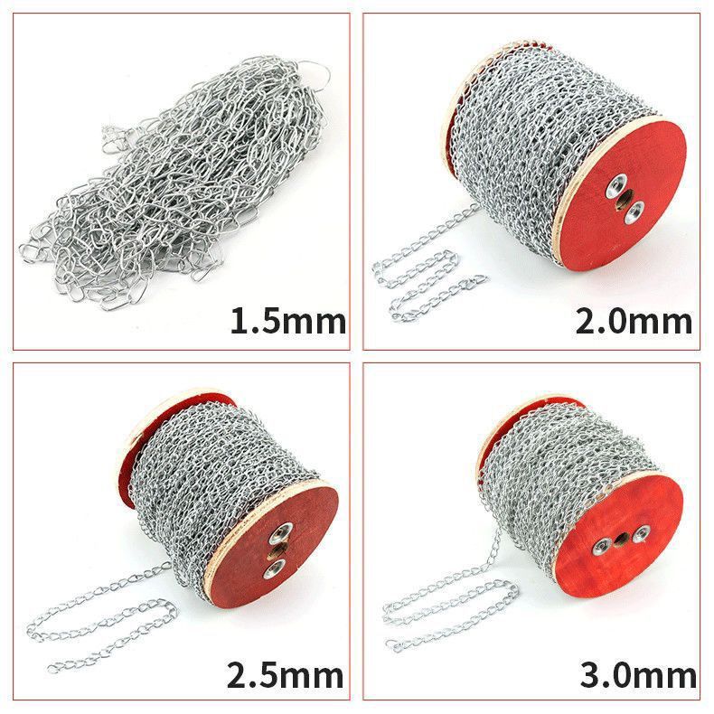 小链子挂链吊灯链装饰链条吊链细铁链广告吊牌花盆吊链金属链