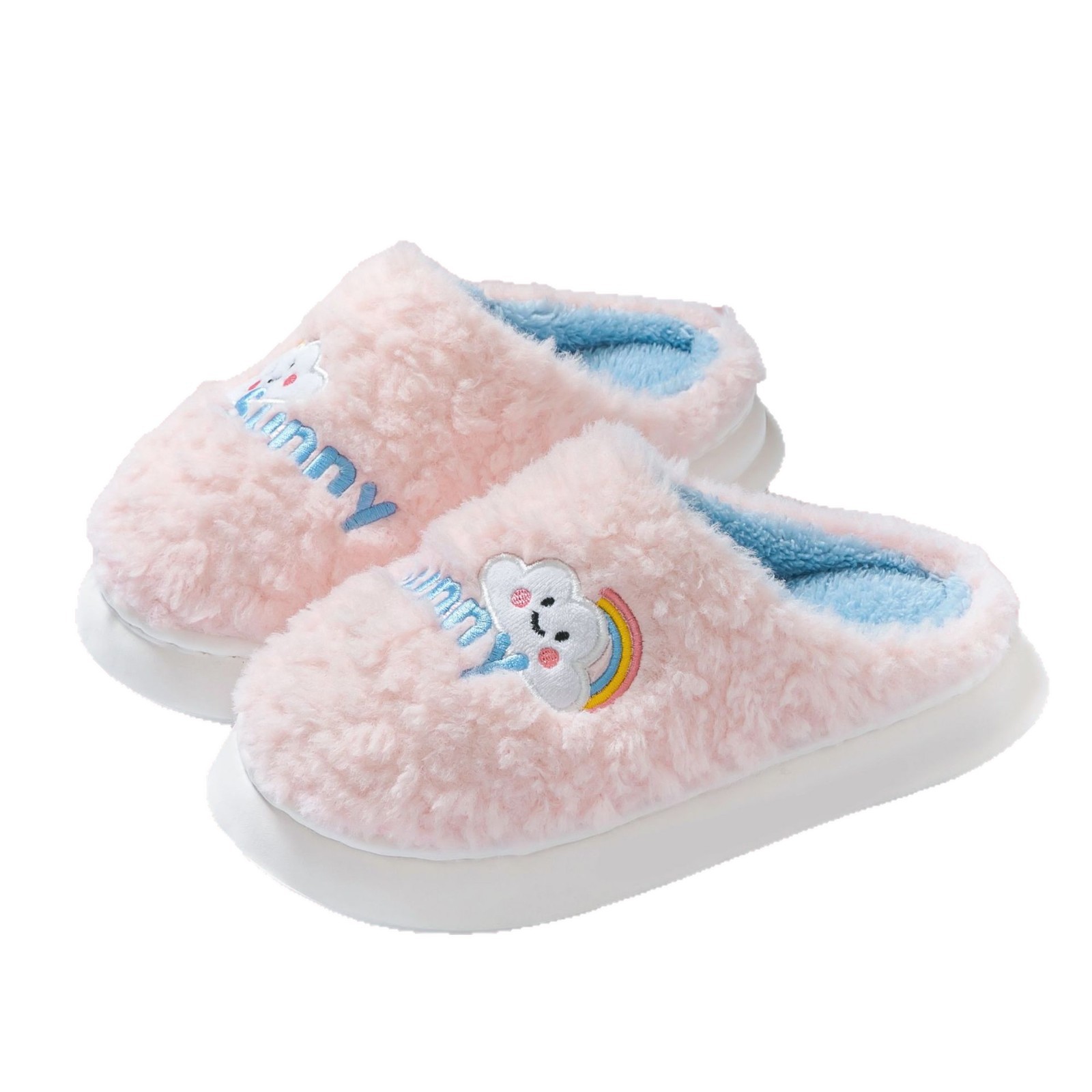 Zapatillas de algodón para hombres, otoño e invierno, antideslizante, hogar, hogar, calidez, pareja, pisando la mierda, zapatillas de algodón, ropa de invierno para mujeres al por mayor