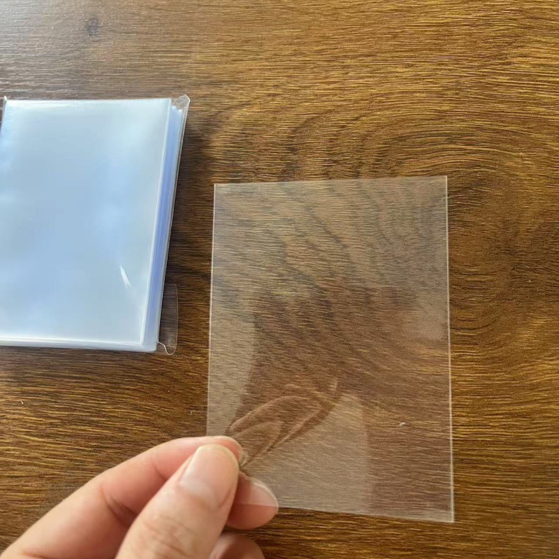 Bolsa de almacenamiento de tarjetas de película de tarjetas de venta caliente transfronteriza 10 seda PP transparente juegos de mesa de luz azul bolsa de plástico image 2