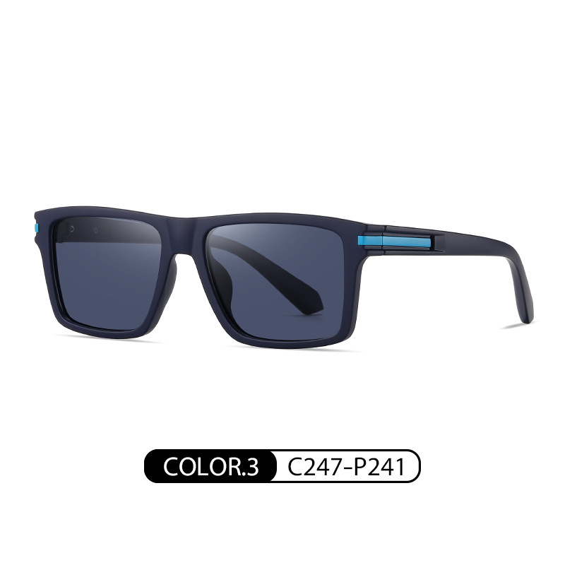 Nuevas gafas de sol polarizadas transfronterizas de color casual clásico europeo y americano gafas de sol de conducción de los hombres gafas de sol de conducción al por mayor