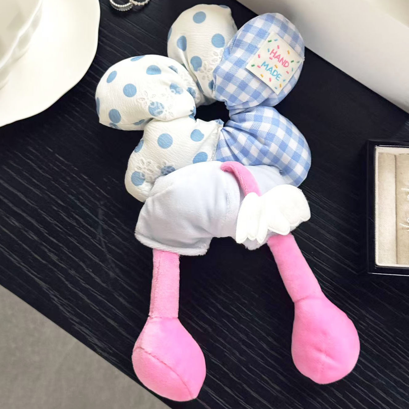 파란색 점 파란색 격자