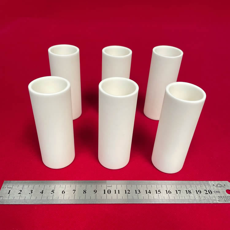 99氧化铝 35*100mm可配盖 圆柱刚玉坩埚