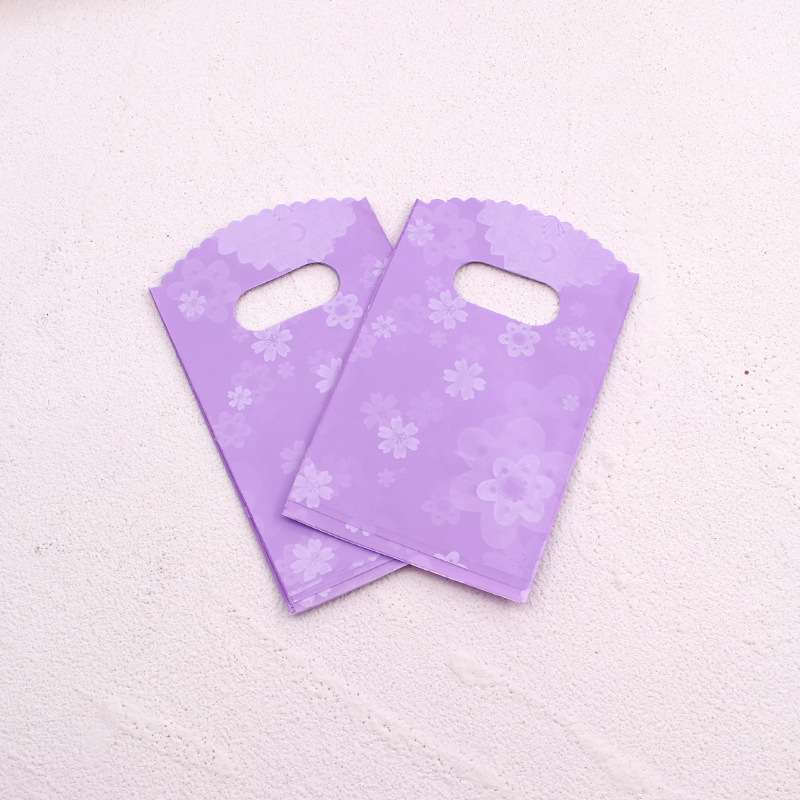 38g Weight Jewelry Packaging Bags Classification 45 Pieces Per Pack Quantity Holiday, Daily Occasion Plastic Material Heart Shape, Flower Pattern Casual, Simple Style Style Casual Simple Style Heart Shape Flower Plastic Jewelry Packaging Bags 19