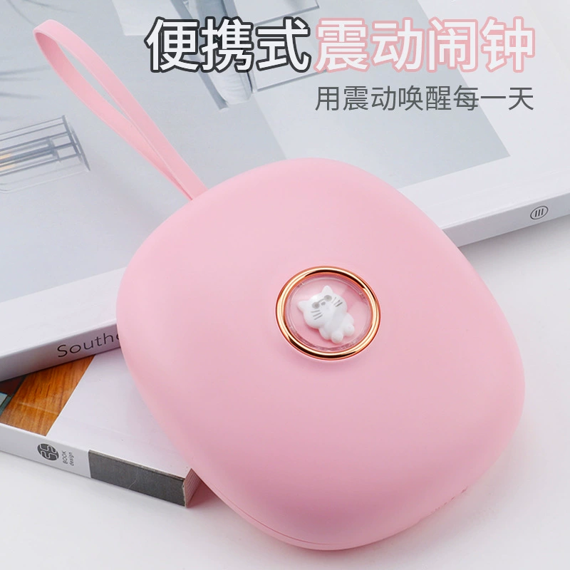 Сильный вибрационный будильник Светодиодные бесшумные цифровые часы Глухие спящие студенты встают, чтобы разбудить артефакт