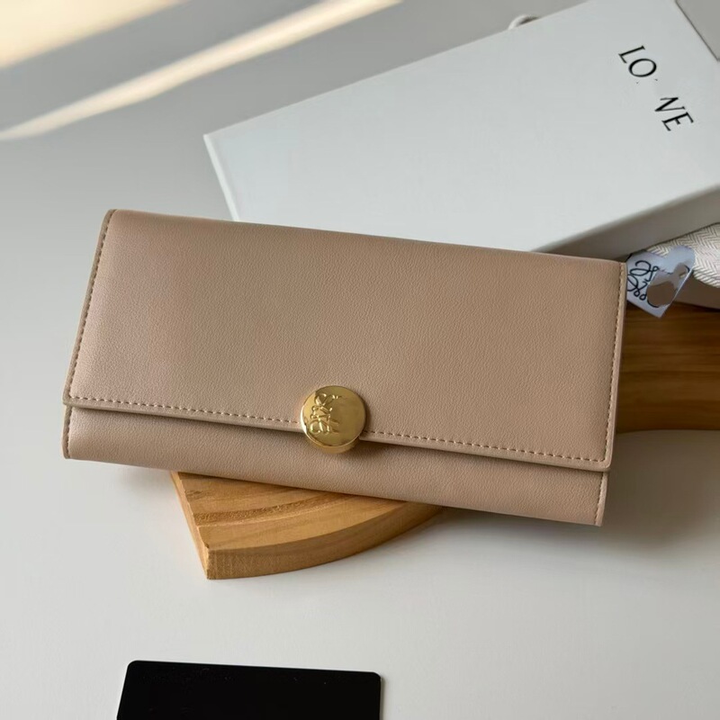 Popular Luo Wei genuine leather long women's wallet with flip cover, coin purse, high-end multifunctional wallet, card holder, clutch bag Popular Luo Wei genuine leather long women's wallet with flip cover, coin purse, high-end multifunctional wallet, card holder, clutch bag
