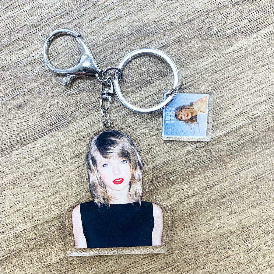 Ключница Taylor Swift 1989 европейские и американские звезды периферийная цепочка акриловый кулон подарок