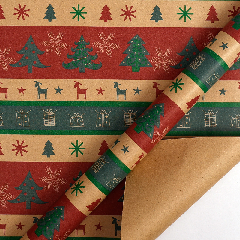 줄무늬 크리스마스/롤;0.43X 3m
