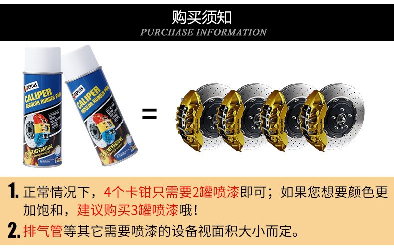 High temperature resistant car caliper paint brake disc color change refurbishment rust-proof motorcycle exhaust pipe radiator color change paint