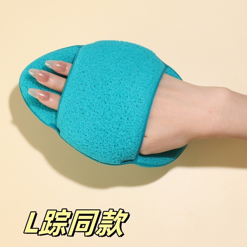超大15cm11cm加大加厚洗脸扑压缩独立包装可戴手上洗脸海绵洁面扑|undefined