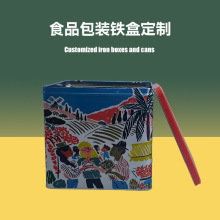 马口铁盒定制 大号正方形通用食品包装 糖果饼干金属铁皮空盒子