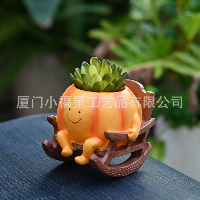 Nuevas macetas de columpio lindo transfronterizas que cuelgan plantas sonrientes, macetas creativas carnosas, macetas de jardín al aire libre, macetas de jardín