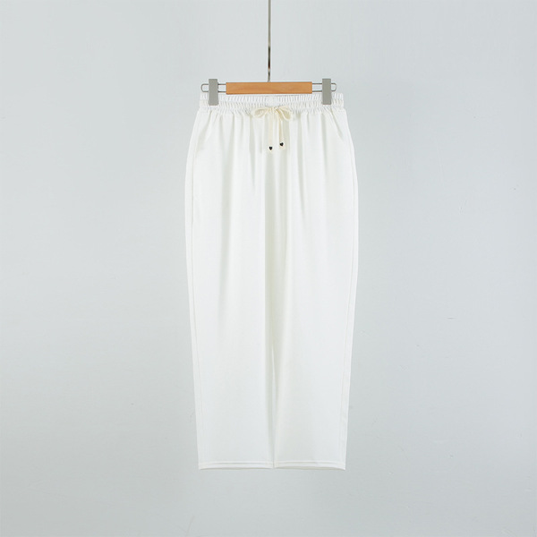 Summer silk trousers