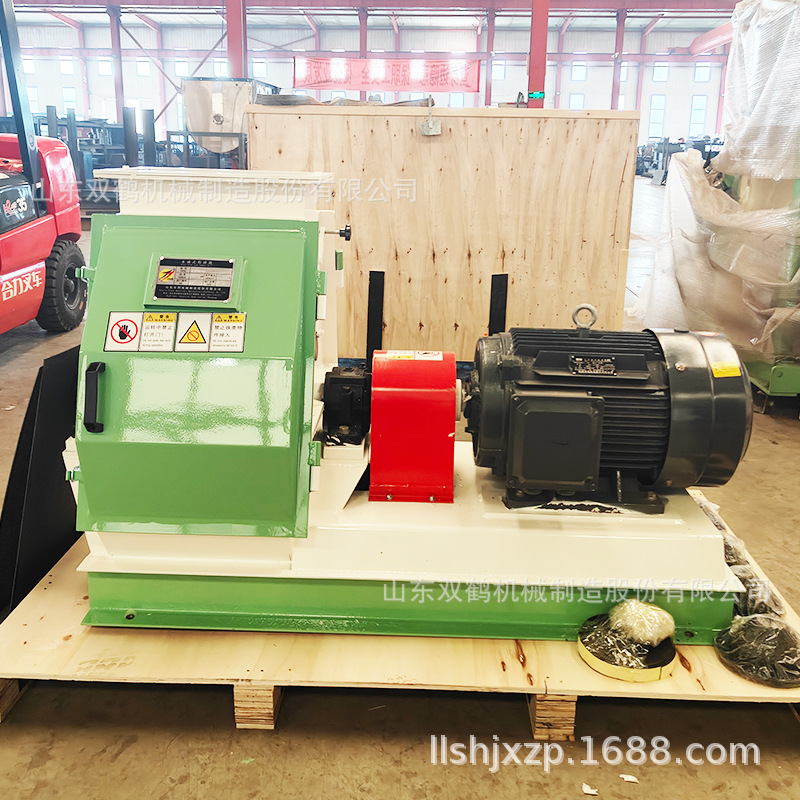 40型谷物锤片式粉碎机 3吨猪牛羊鸡鸭饲料粉碎机 稻壳粉碎生产线