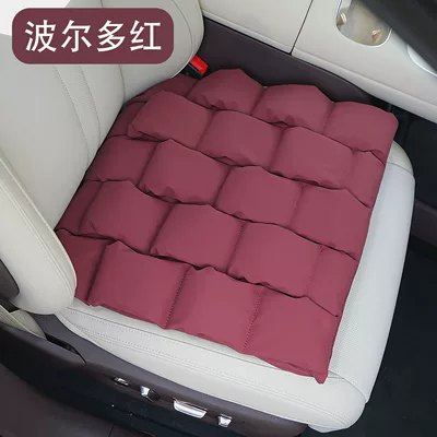 all seasons, made of Nappa leather, Universal seat cover - plaid-bubble-cushion-volcano-red-1-piece-45454