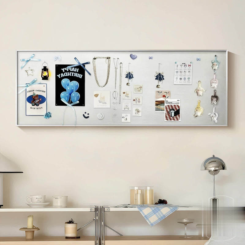Modern Minimalist Living Room Decorative Painting, DIY Magnetic Stainless Steel Ambiance Photo Wall, 2026 New Model Mirror Painting
